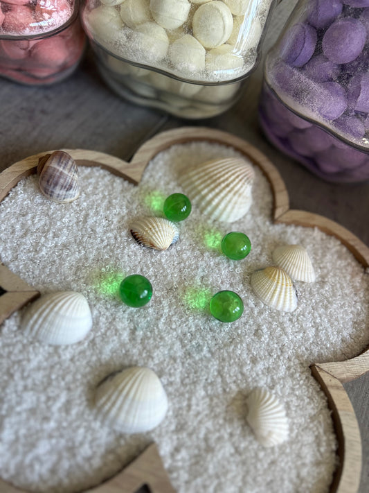 Perle de bain pomme