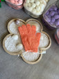 Gant de gommage orange