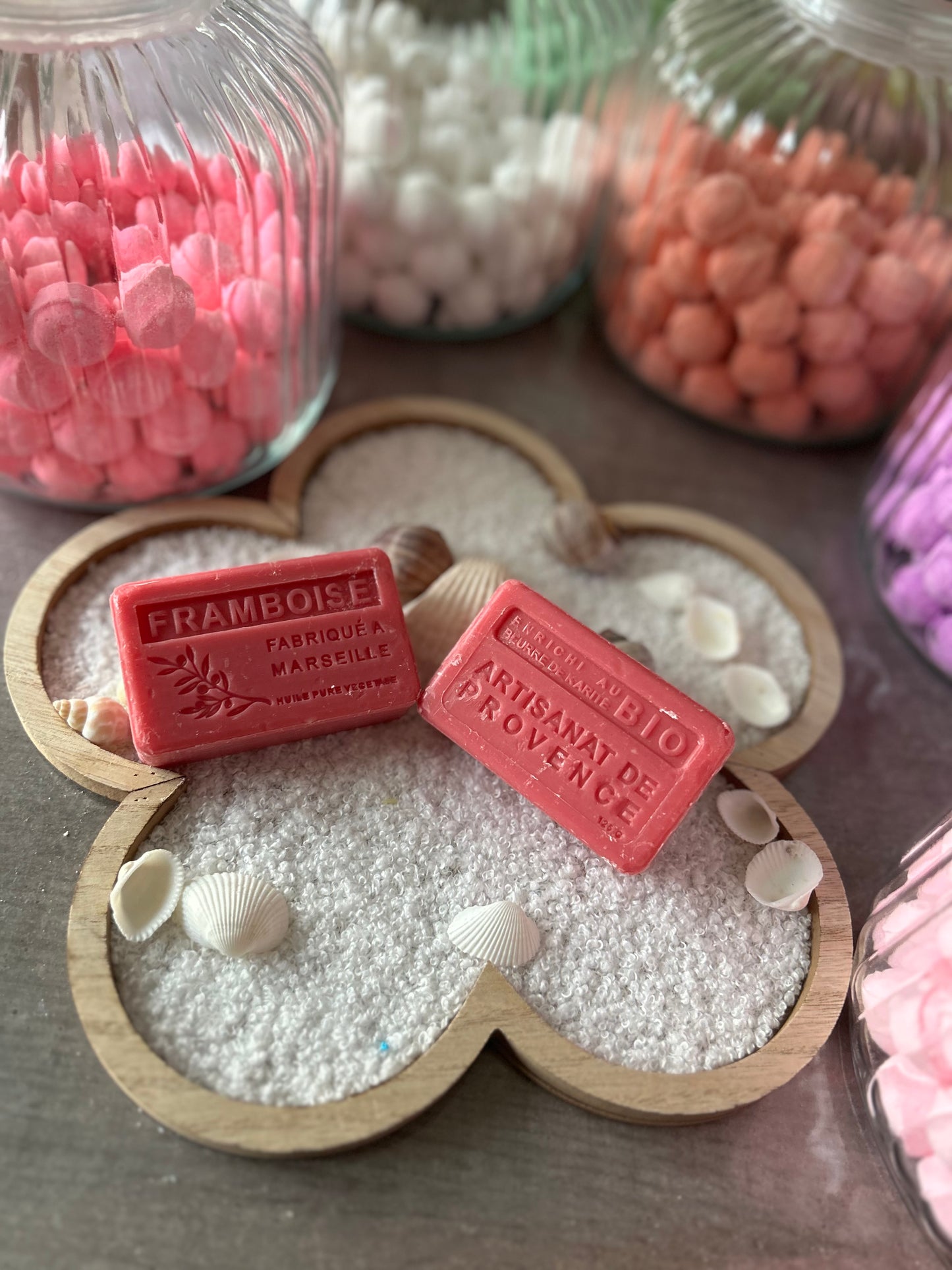 Savon Marseille framboise